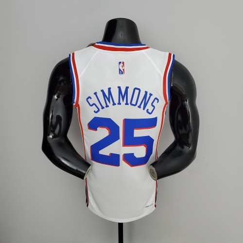 Ben Simmons Philadelphia 76ers 75th Anniversary Swingman Jersey White