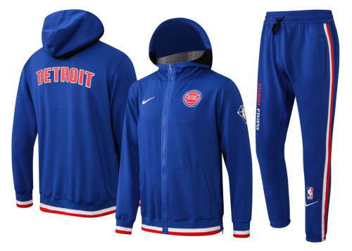 Detroit Pistons  Hooded Jacket Training Suit 21-22