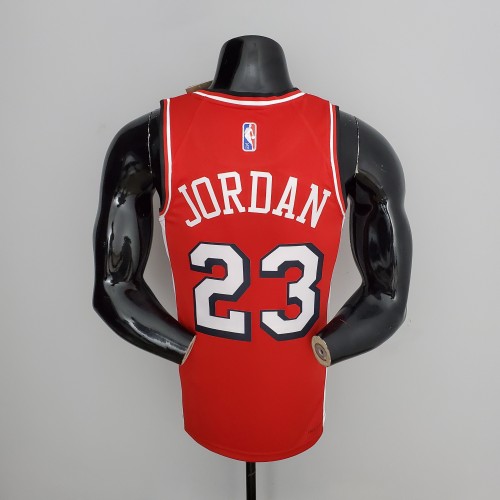 Michael Jordan Chicago Bulls 75th Anniversary 2022 Swingman Jersey Red