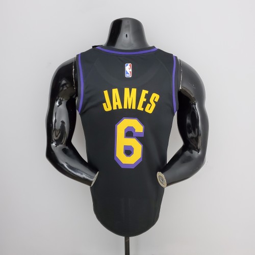 LeBron James #6 Los Angeles Lakers 2021 Swingman Jersey Black