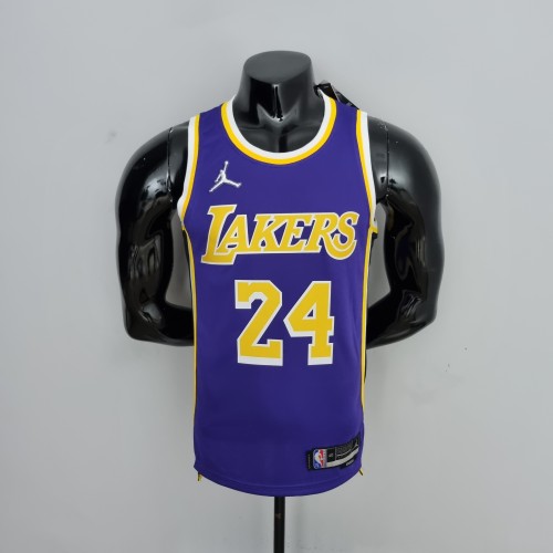 Kobe Bryant Los Angeles Lakers 75th Anniversary Swingman Jersey Purple