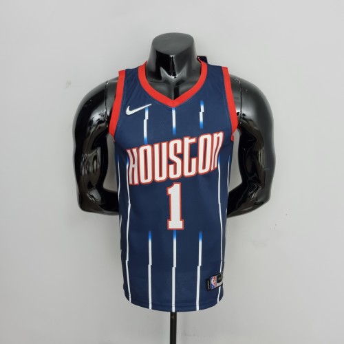 Tracy McGrady Houston Rockets 2022 City Edition Swingman Jersey Blue