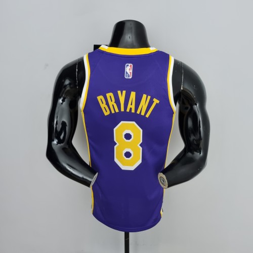 Kobe Bryant Los Angeles Lakers 75th Anniversary Swingman Jersey Purple