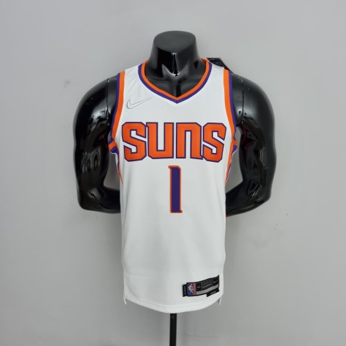 Devin Booker Phoenix Suns 75th Anniversary Swingman Jersey White