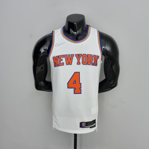 Derrick Rose New York Knicks 75th Anniversary Swingman Jersey White