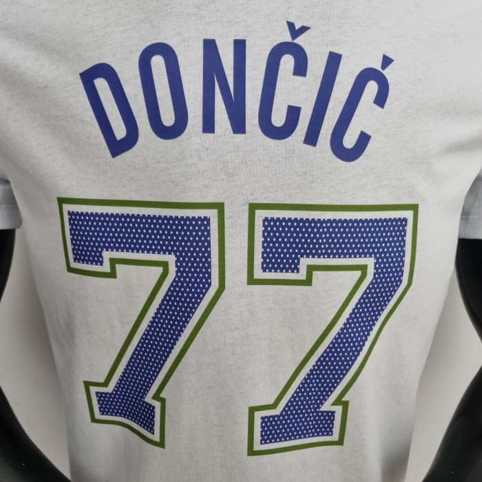 Luka Doncic Dallas Mavericks Casual T-shirt White