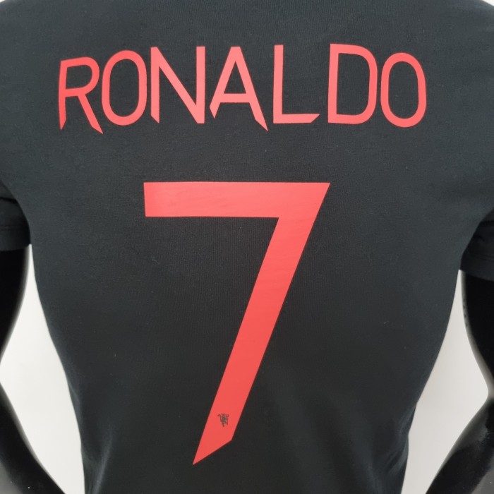 Ronaldo Manchester United Casual T-shirt Black