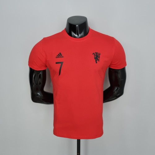 Ronaldo Manchester United Casual T-shirt Red