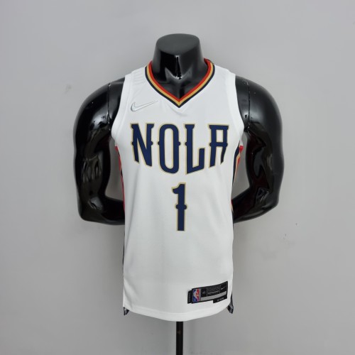 Zion Williamson New Orleans Pelicans 2022 City Edition Swingman Jersey White