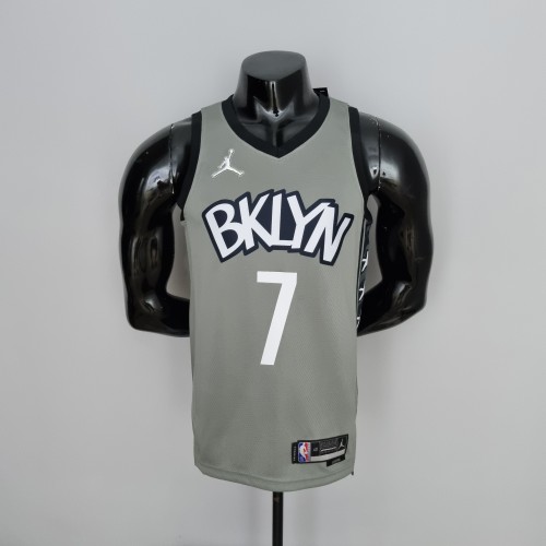 Kevin Durant Brooklyn Nets 75th Anniversary Swingman Jersey Gray