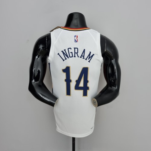Brandon Ingram New Orleans Pelicans 2022 City Edition Swingman Jersey White