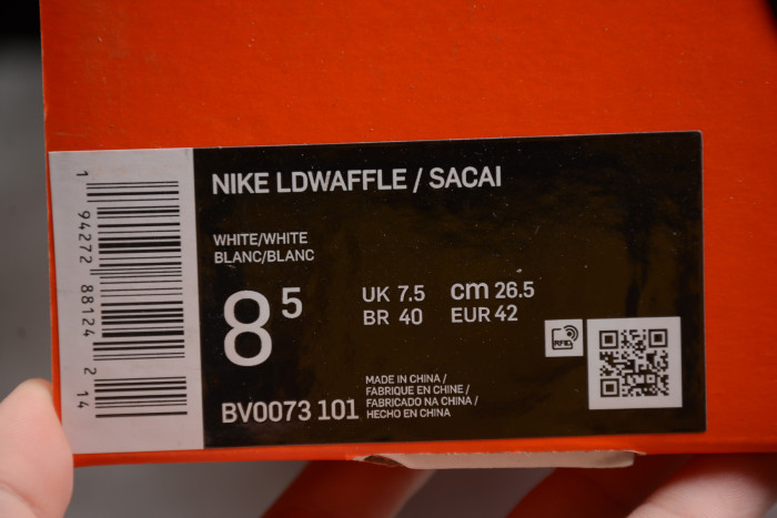 Nike LDWaffle Sacai White/White