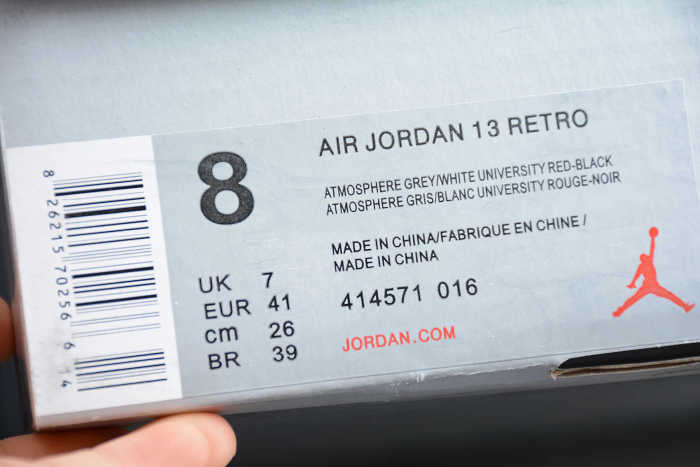 Air Jordan 13  Reverse He Got Game  Gray White 414571-016