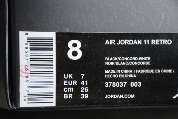 Air Jordan 11 “Space Jam” 378037-003