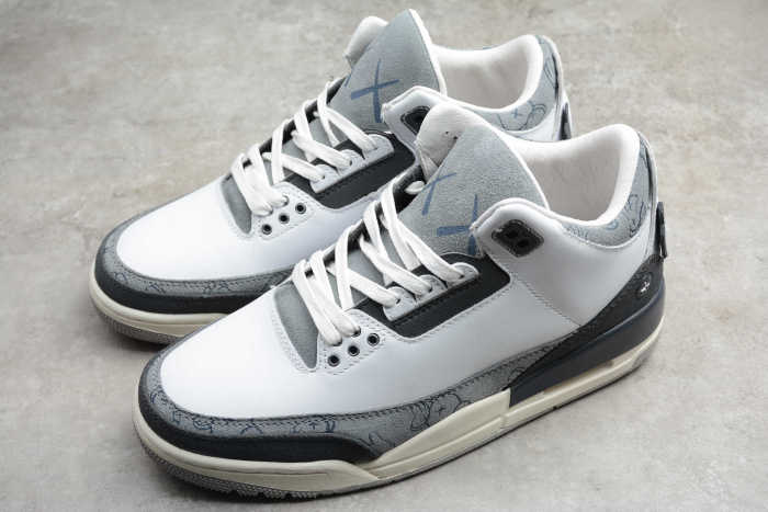 Air Jordan 3 Fresh Water White Gray