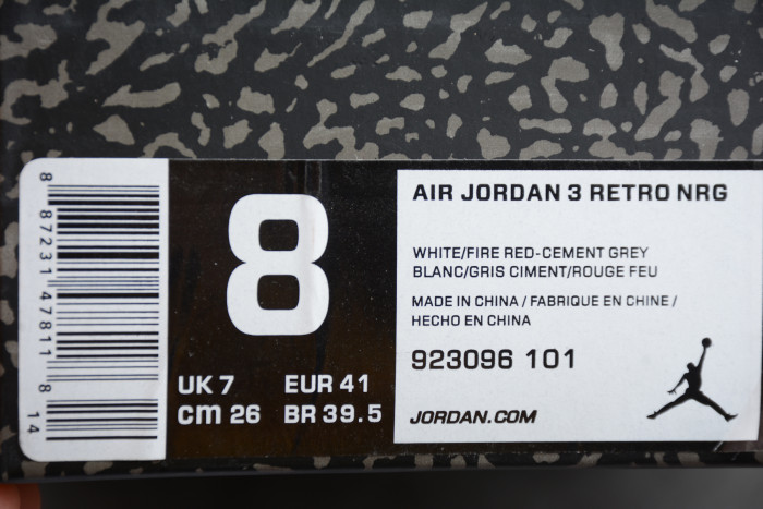 Air Jordan 3 NRG “Free Throw Line” 923096-101