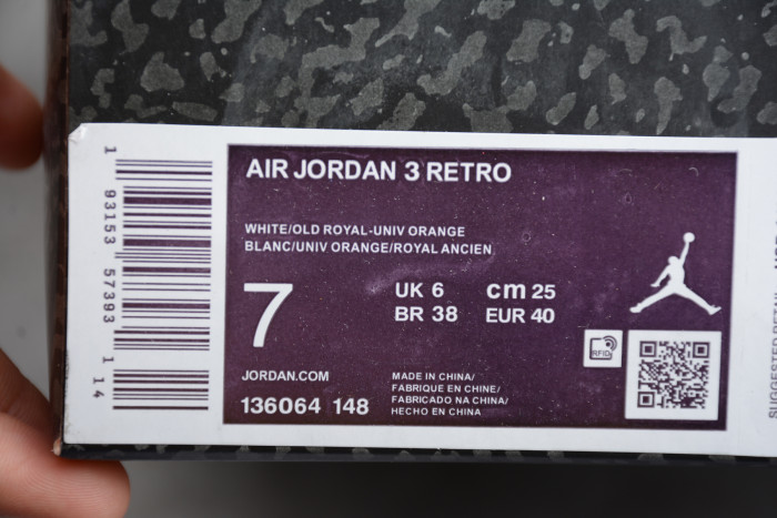 Air Jordan 3 “Knicks” 136064-148