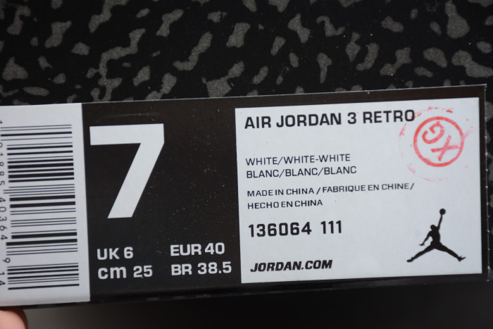 Air Jordan 3 Retreat 136064-111