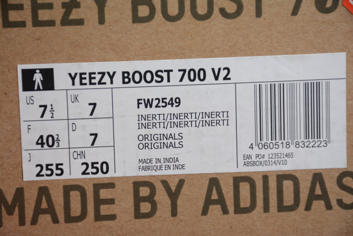 Yeezy Boost 700 V2 “Inertia” 2.0 FW2549