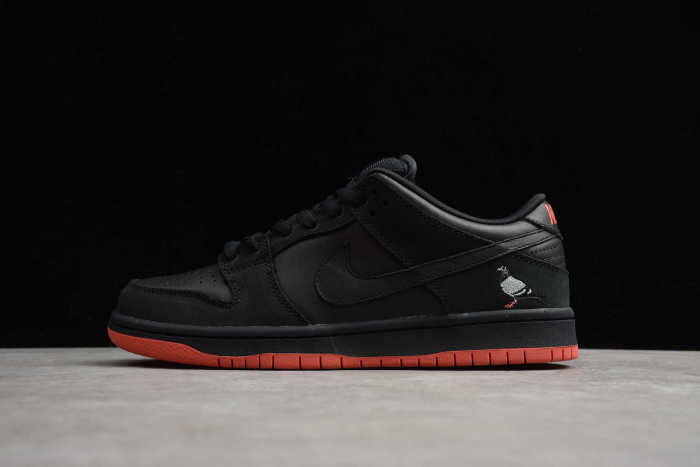 Staple x SB Dunk Low “Pigeon” Black Red 883232-008