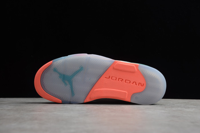 Air Jordan 5 Light Aqua 440892-100