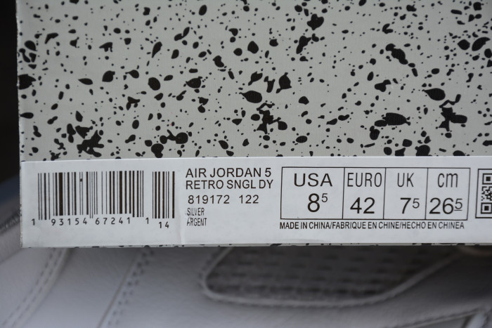 Air Jordan 5 Retro Low Wolf Grey White Black 819172-122