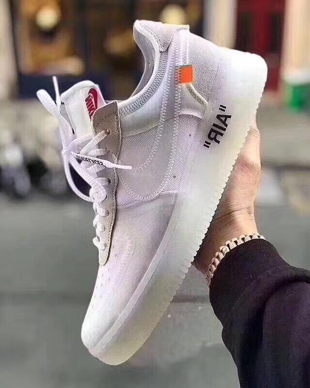 Off White x Air Force 1 Virgil Low White with Zip-Tie A04606-100