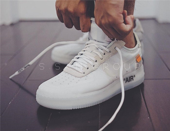 Off White x Air Force 1 Virgil Low White with Zip-Tie A04606-100