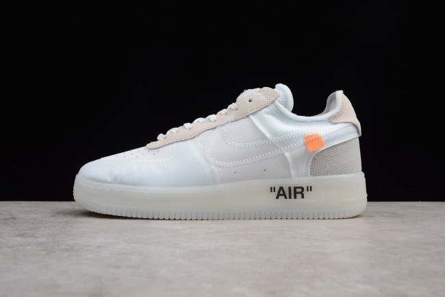 Off White x Air Force 1 Virgil Low White with Zip-Tie A04606-100