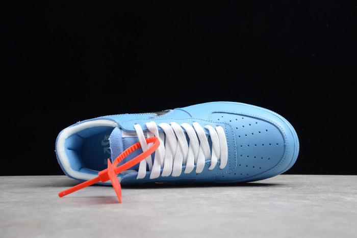 Off-White x Air Force 1 MCA University Blue with Zip-Tie CI1173-400