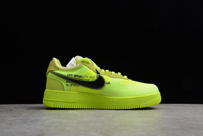 Off-White x Air Force 1 Low “Volt” 2.0 with Zip-Tie AO4606-700