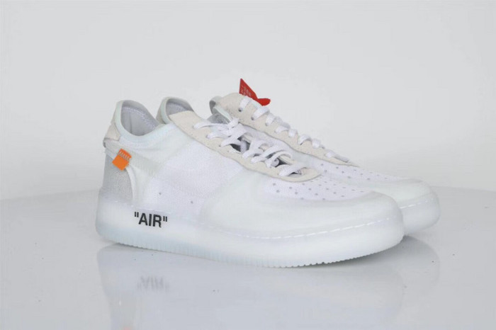 Off White x Air Force 1 Virgil Low White with Zip-Tie A04606-100