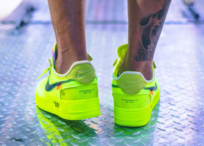 Off-White x Air Force 1 Low “Volt” 2.0 with Zip-Tie AO4606-700