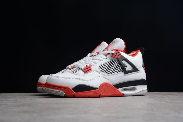 Air Jordan 4 “Fire Red” AJ4 White Red DC7770-160