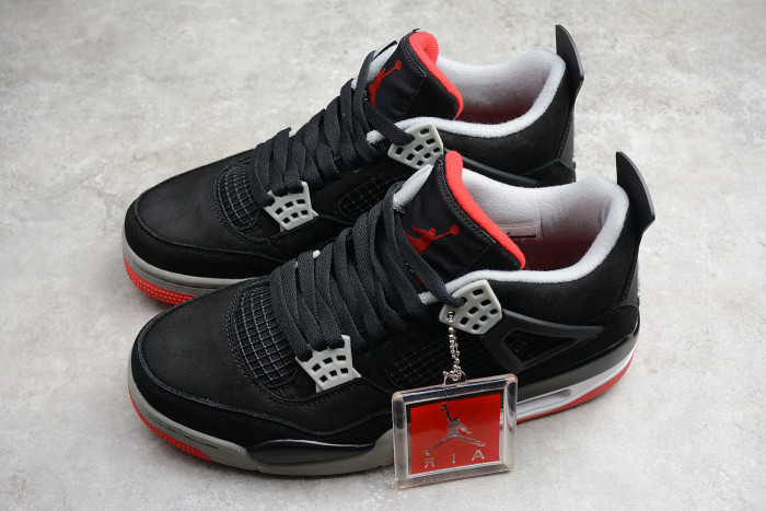 Air Jordan 4 IV “Bred” Black Red 308497-089