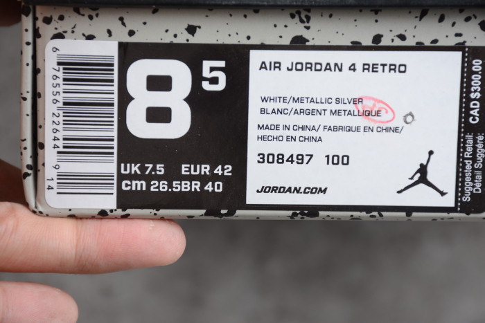 Air Jordan 4 “Pure Money” 308497-100