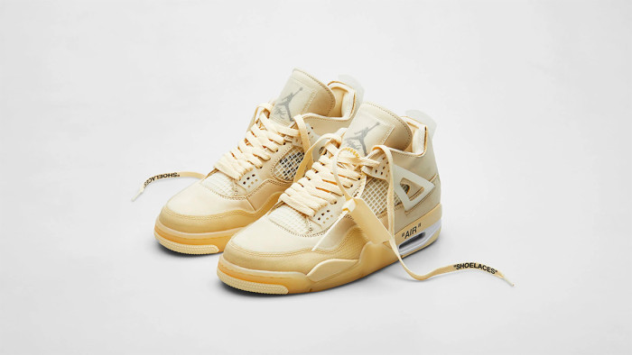 OFF-WHITE x Air Jordan 4 SP WMNS “Sail” CV9388-100