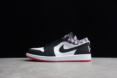 Air Jordan 1 Low  Quai 54  Black White DM0095-106