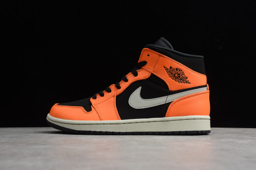 Air Jordan 1 Mid Black Cone 554724-062