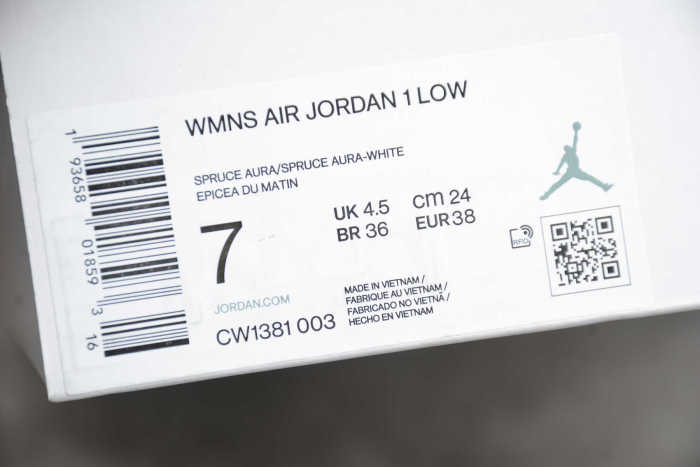 Air Jordan 1 Low Spruce Aura CW1381-003