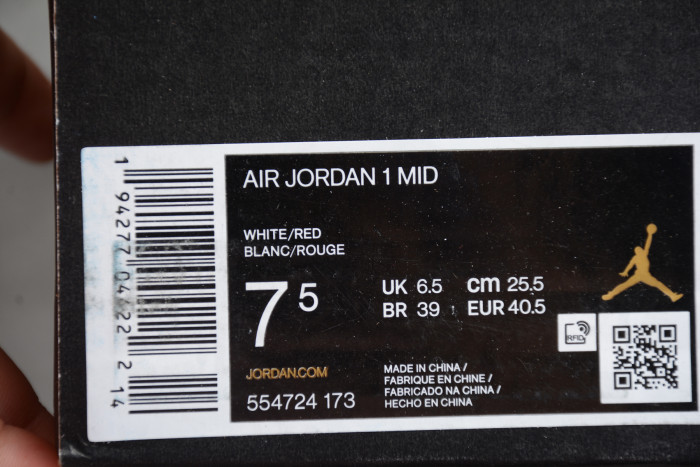 Air Jordan 1 Mid Chicago 554724-173