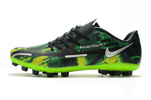 Phantom GT Academy AG Black Green Soccer Shoes
