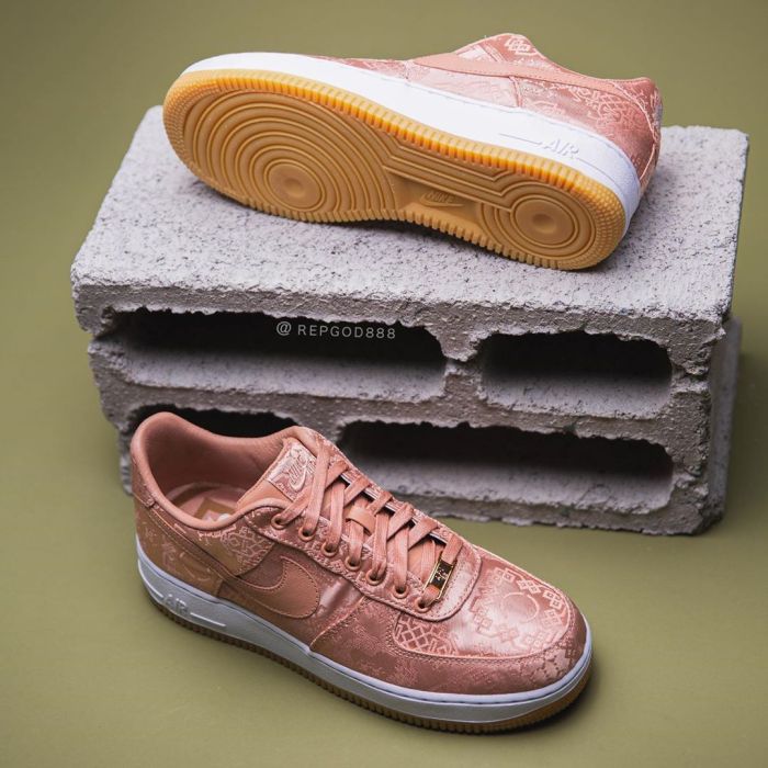 CLOT x Air Force 1 Low “Rose Gold” CJ5290-600