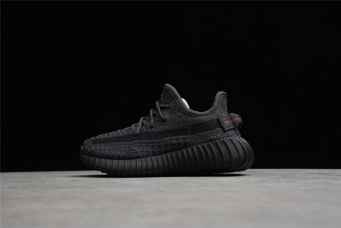 Yeezy Kids Boost 350 V2 Static Black Reflective FU9007