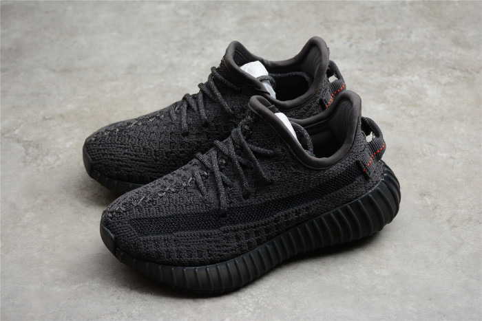 Yeezy Kids Boost 350 V2 Static Black Reflective FU9007