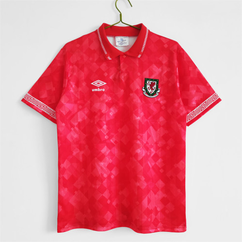 Wales Retro Home Jersey 1990/92
