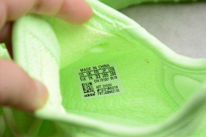 Yeezy Kids Boost 350 V2 Spring Fluorescent Green EH5360