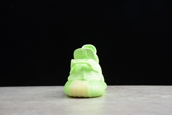 Yeezy Kids Boost 350 V2 Spring Fluorescent Green EH5360