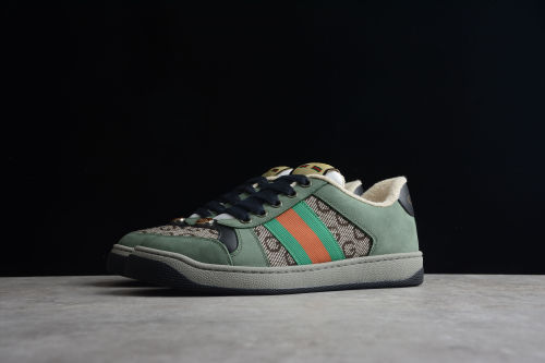 Gucci Distressed Screener sneaker Green