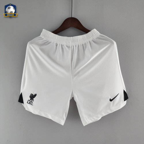 Liverpool White Shorts 22/23